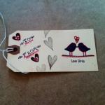 Handmade Valentines Day Gift Tags - 6 Different..
